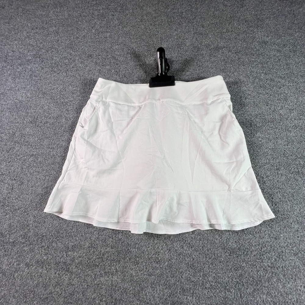 Adidas Ultimate 365 Frilled Golf Skort Women's Medium White Ruffle Tennis Skirt